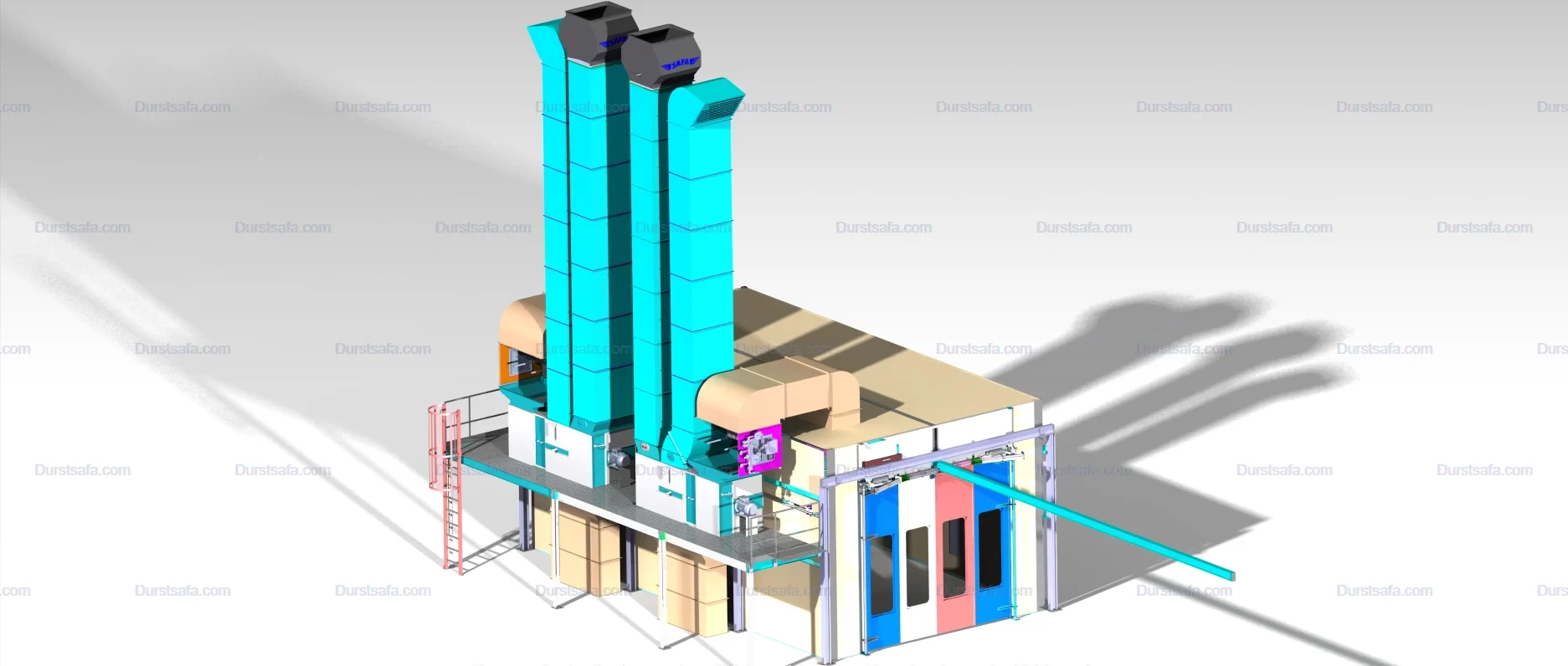 drawing for combi paintbooth